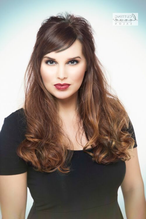 Side Swept Bangs: 46 Ideas That Are Hot In 2019 Throughout Long Hairstyles Side Swept Bangs (Photo 19 of 25)