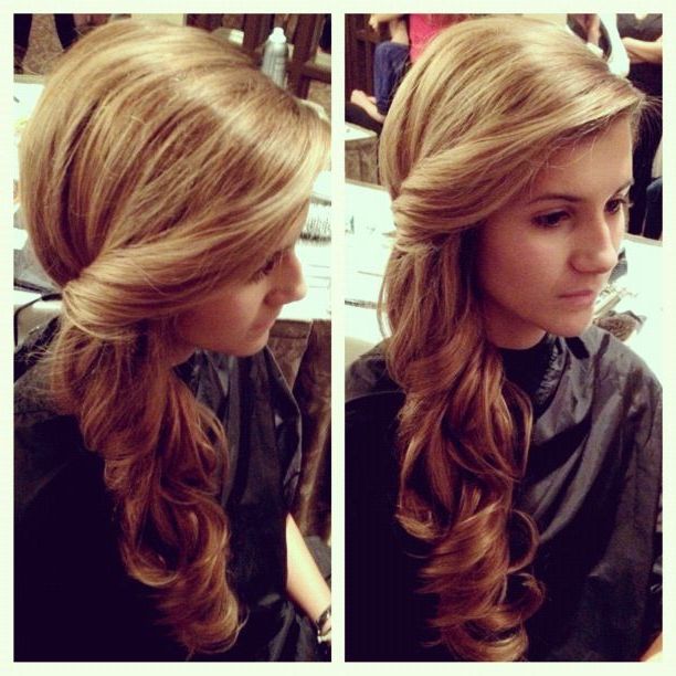 Featured Photo of  Best 25+ of Long Side Swept Curls Prom Hairstyles