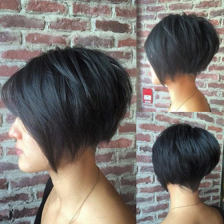 The Modern Bob Hairstyles With A Line (short Back, Front Long – New In Long Front Short Back Hairstyles (Photo 12 of 25)
