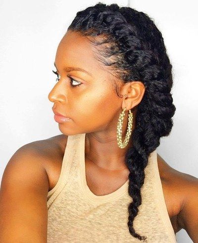 These Are Pinterest's Top 10 Natural Hair Styles | Glamour For Long Hairstyles Natural (View 12 of 25)