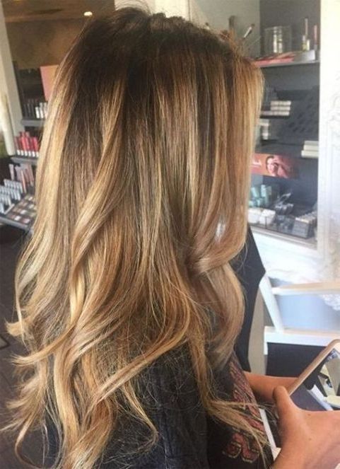 Top 14 Color Ideas For Long Hairstyles 2018 Trends | Hair Color In Highlights For Long Hairstyles (View 8 of 25)