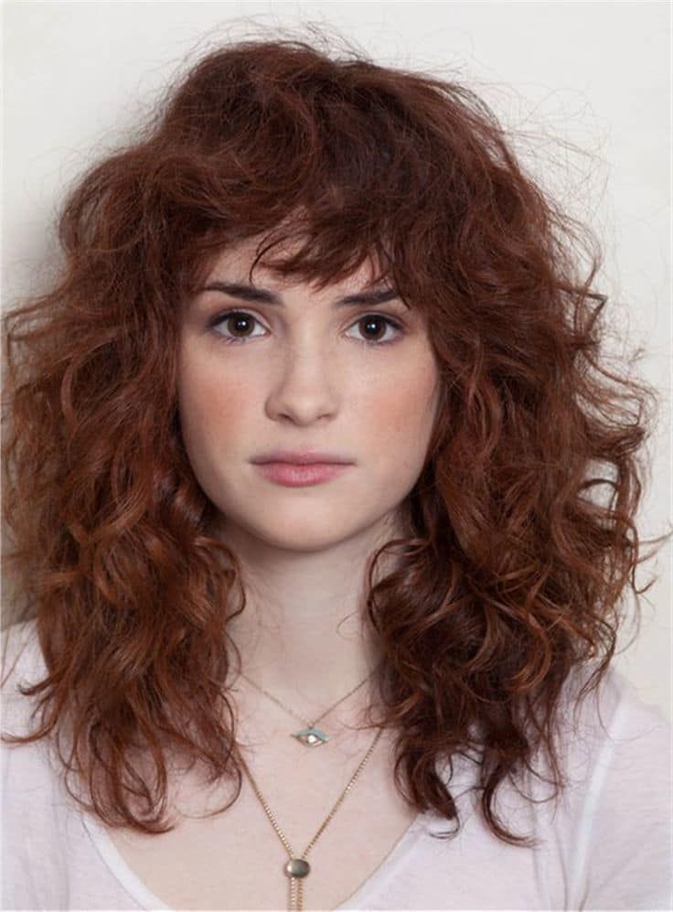 Top 25 Long Curly Hairstyles To Enjoy With Bangs [june (View 5 of 25)
