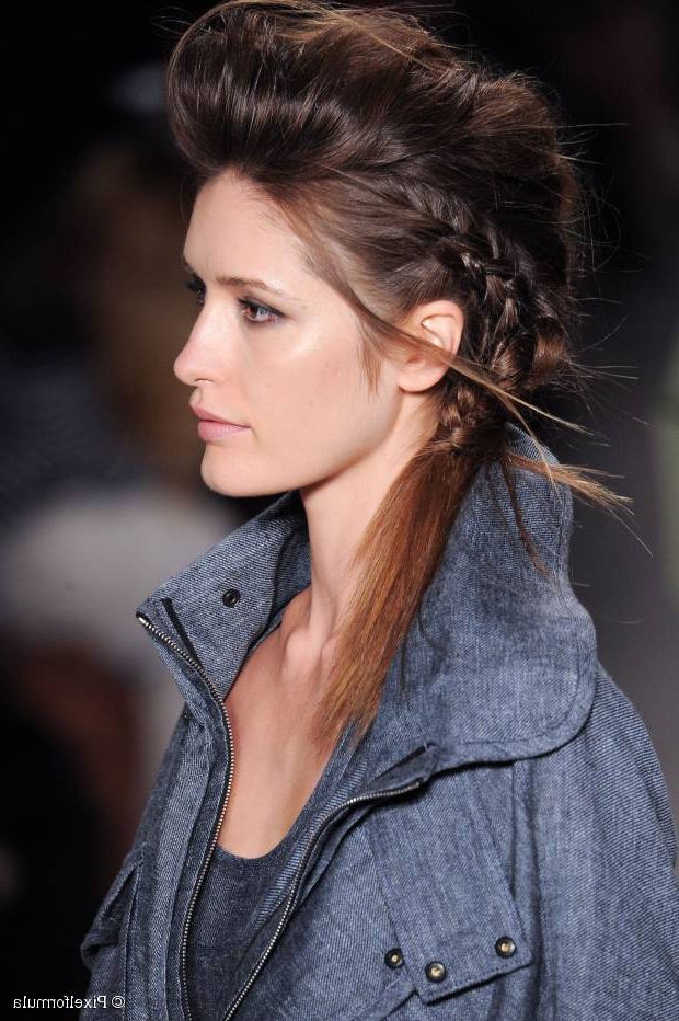 Trendy 5 Minute Hairstyles With Quiffs Regarding Womens Long Quiff Hairstyles (Photo 17 of 25)