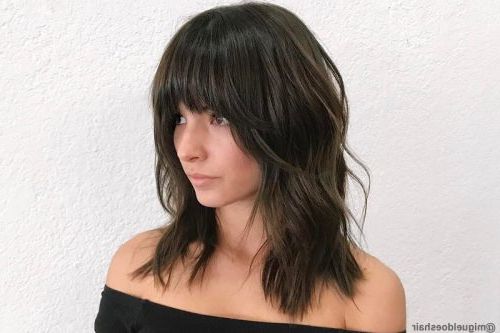 Trendy Ideas For Hairstyles With Bangs Intended For Trendy Long Hairstyles With Bangs (View 19 of 25)