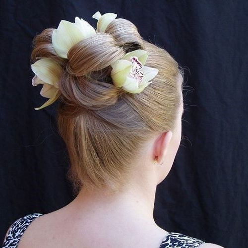 Trubridal Wedding Blog | Prom Updos Archives – Trubridal Wedding Blog In Sculpted Orchid Bun Prom Hairstyles (View 2 of 25)