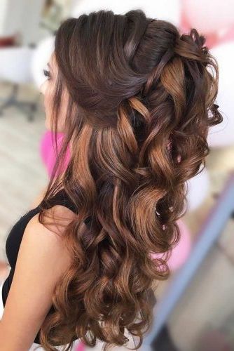 Try 42 Half Up Half Down Prom Hairstyles | Lovehairstyles Throughout Long Hairstyles Prom (View 6 of 25)