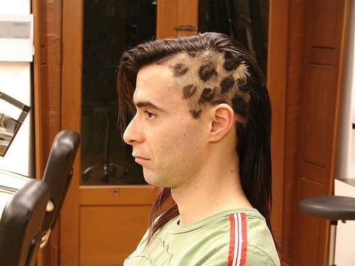 Unique Men Hairstyle With Half Side Super Short With Patterns And Intended For Half Short Half Long Haircuts (View 23 of 25)