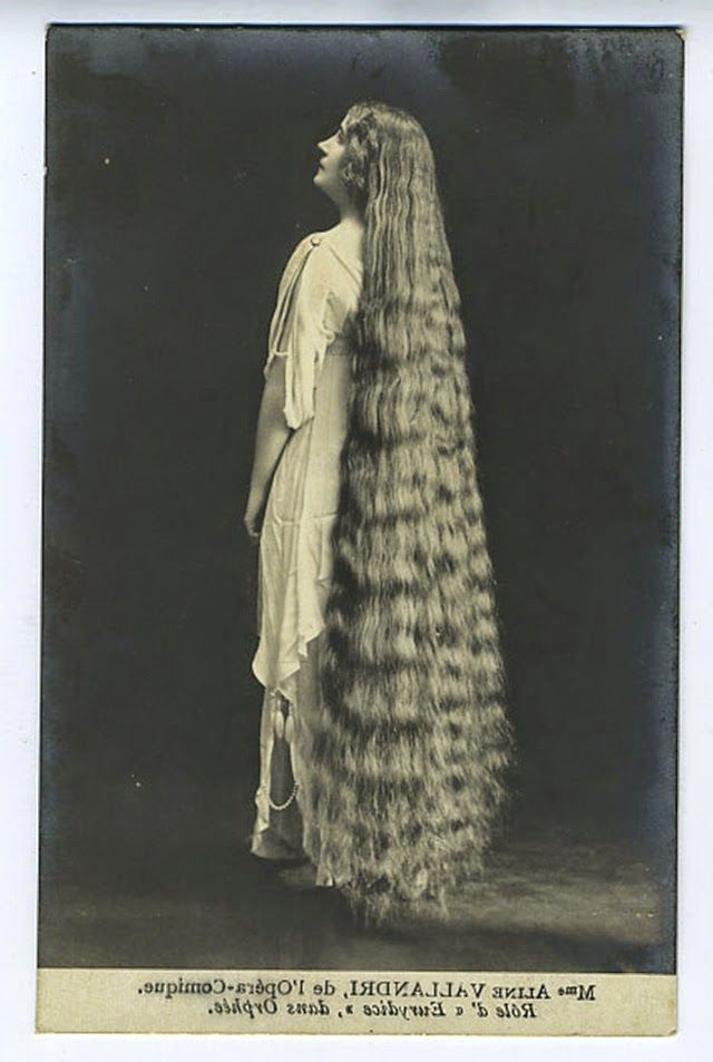 Vintage Everyday: 17 Interesting Vintage Portraits Of Long Hair With Long Victorian Hairstyles (View 22 of 25)