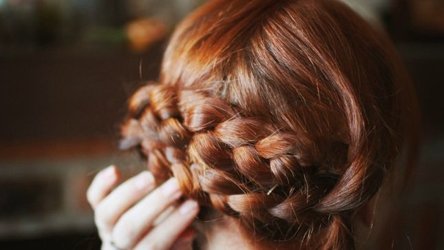 100 Braided Hairstyles You Need To Try | Stylecaster For Most Up To Date Vintage Inspired Braided Updo Hairstyles (View 24 of 25)