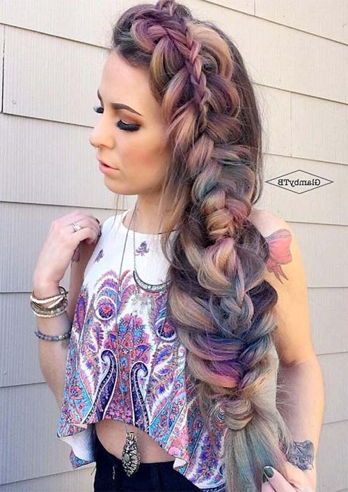 100 Ridiculously Awesome Braided Hairstyles To Inspire You Regarding Latest Casual Rope Braid Hairstyles (View 23 of 25)
