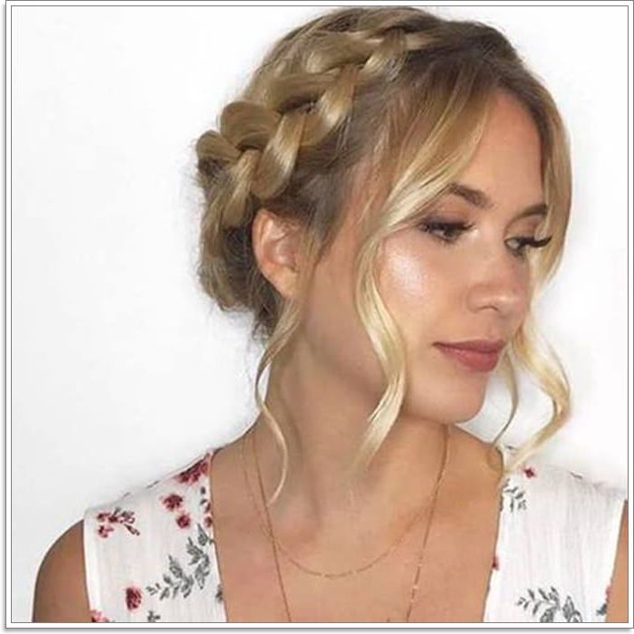 101 Extraordinary Halo Braids That Will Make You Feel Like A In Best And Newest Traditional Halo Braided Hairstyles With Flowers (View 7 of 25)