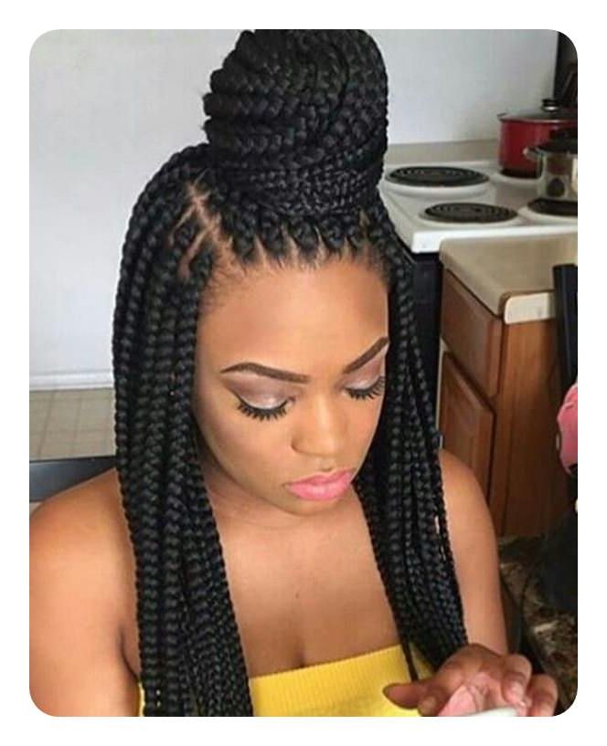 105 Sexy Lemonade Braids To Try – Style Easily With Regard To Newest Thin Lemonade Braided Hairstyles In An Updo (View 3 of 25)