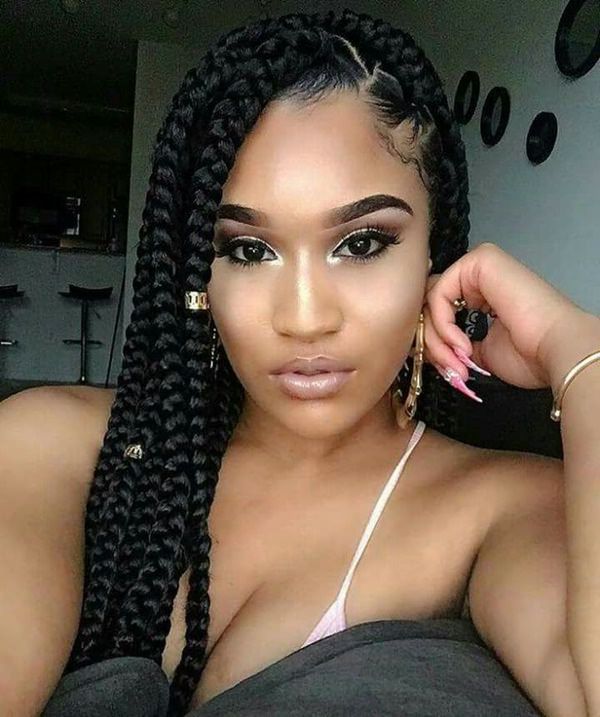 110 Cool Box Braids Hairstyle For Stylish Women – Style Easily With Most Recently Royal Braided Hairstyles With Highlights (View 16 of 25)