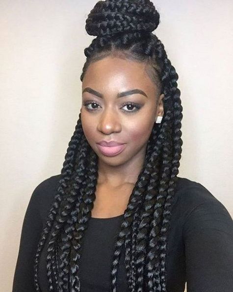 12 Pretty African American Braided Hairstyles – Popular Haircuts Intended For Current Lovely Black Braided Updo Hairstyles (View 21 of 25)