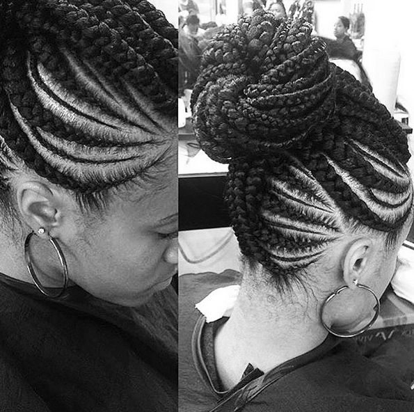 12 Pretty African American Braided Hairstyles – Popular Haircuts With Recent Lovely Black Braided Updo Hairstyles (View 16 of 25)