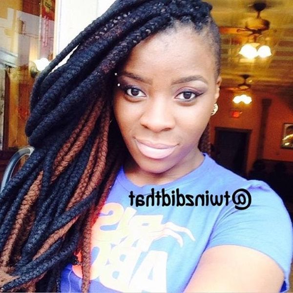 125 Trendy Yarn Braids You Should Wear Inside Most Up To Date Long Black Yarn Twists Hairstyles (View 20 of 25)