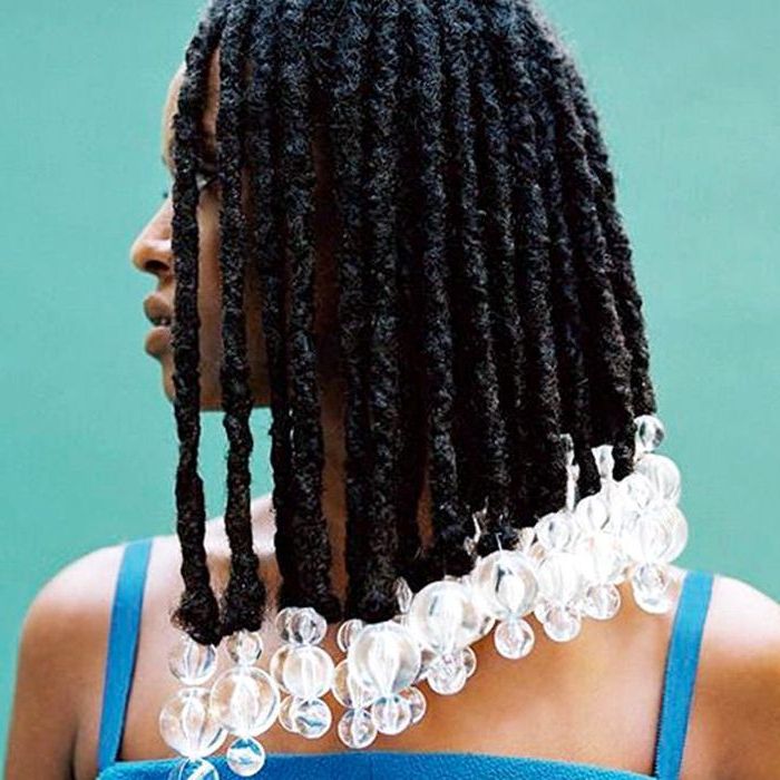 13 Beautiful Hairstyles With Beads You Have To See In Current Pulled Back Beaded Bun Braided Hairstyles (View 20 of 25)