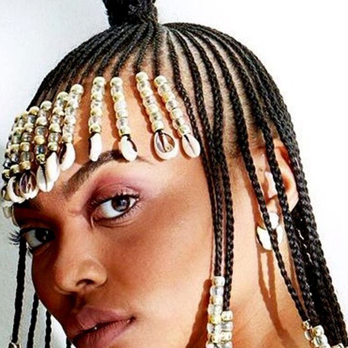13 Beautiful Hairstyles With Beads You Have To See Pertaining To Newest Pulled Back Beaded Bun Braided Hairstyles (Photo 24 of 25)