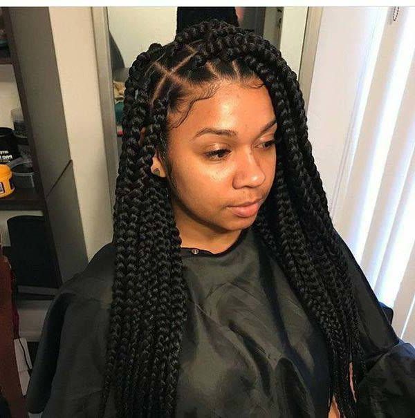 136 Trendy Yarn Braids You Can Wear In 2019! For Most Popular Side Parted Braid Hairstyles (Photo 22 of 25)