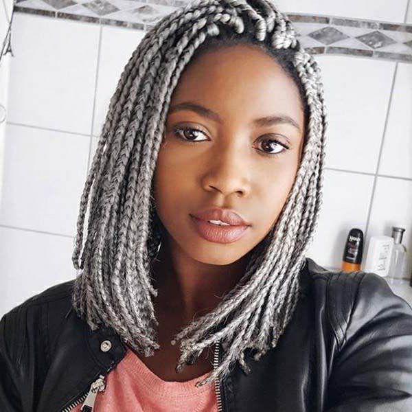 136 Trendy Yarn Braids You Can Wear In 2019! Within Recent Blue And White Yarn Hairstyles (View 15 of 25)