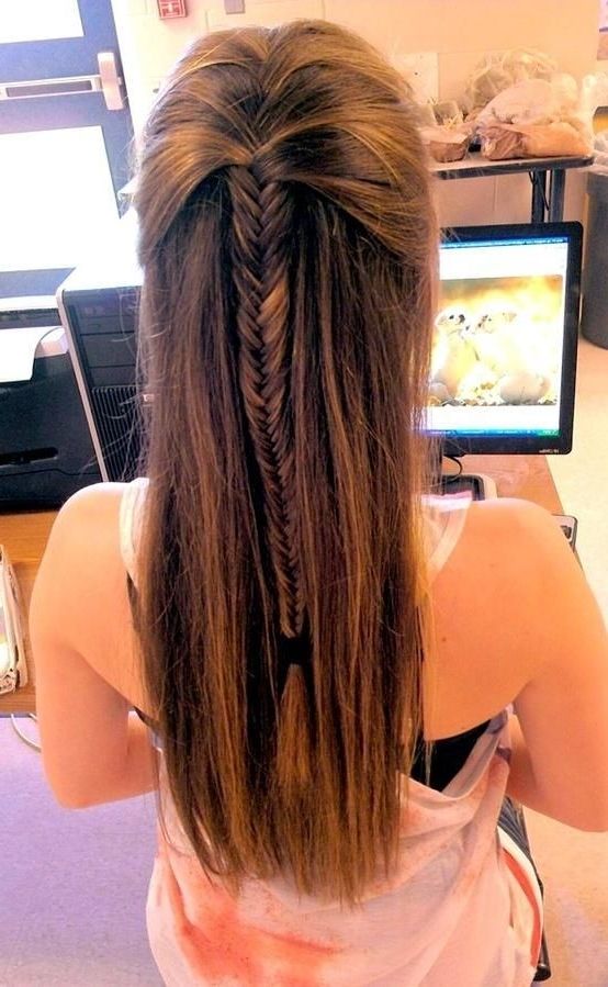 15 Cute Hairstyles With Braids – Popular Haircuts For Most Recently Curvy Braid Hairstyles And Long Tails (View 22 of 25)