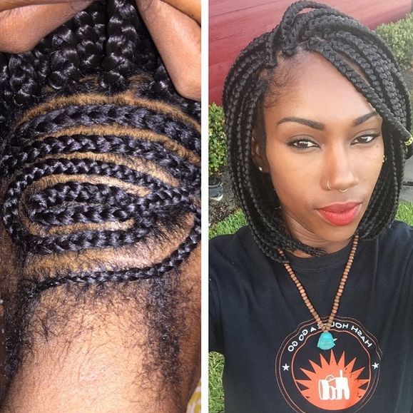 15 Photos That Prove Bob Box Braids Are The Hottest New With Regard To Current Dookie Braid Bump Hairstyles (View 7 of 25)