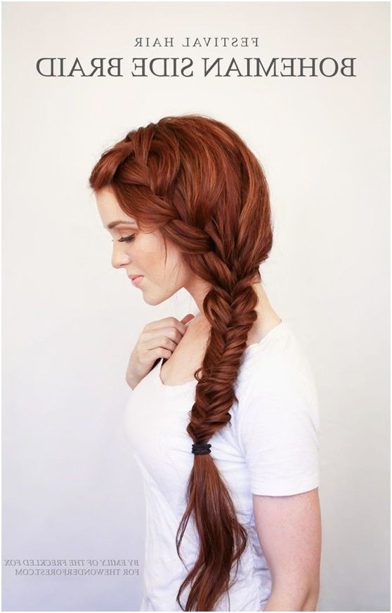 15 Trendy Braided Hairstyles – Popular Haircuts In Current Side Rope Braid Hairstyles For Long Hair (View 9 of 25)
