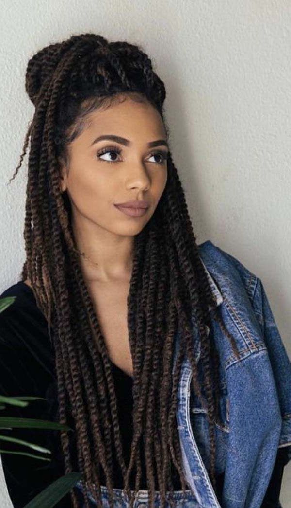 150 Breathtaking Ways To Style Marley Twists With Most Recently Long Twists Invisible Braids With Highlights (View 5 of 25)
