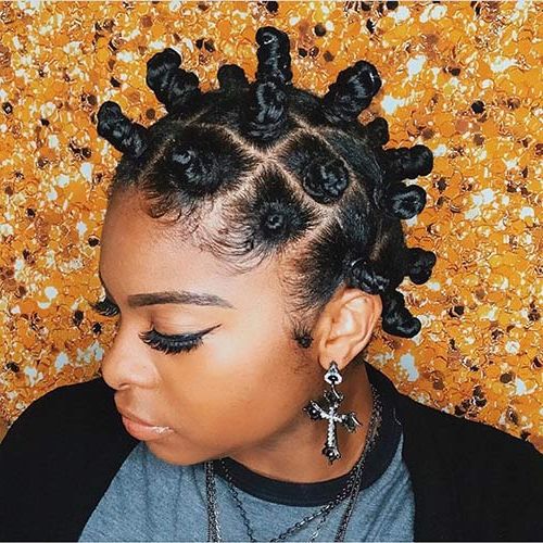 20 Best Bantu Knots Hairstyles – Blushery With Regard To Recent Bantu Knots And Beads Hairstyles (View 13 of 25)