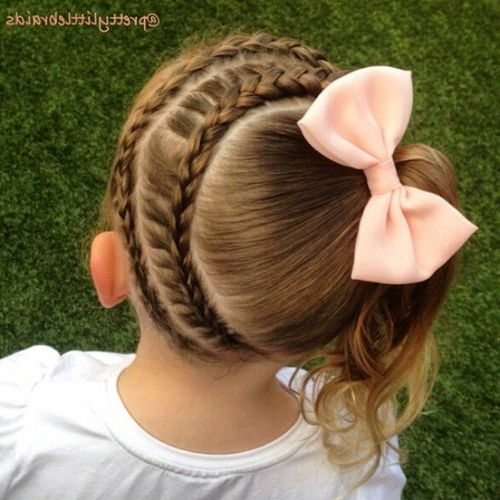 20 Cute Braided Hairstyles For Little Girls – Hairstyles Weekly Within Current Curvy Braid Hairstyles And Long Tails (View 11 of 25)