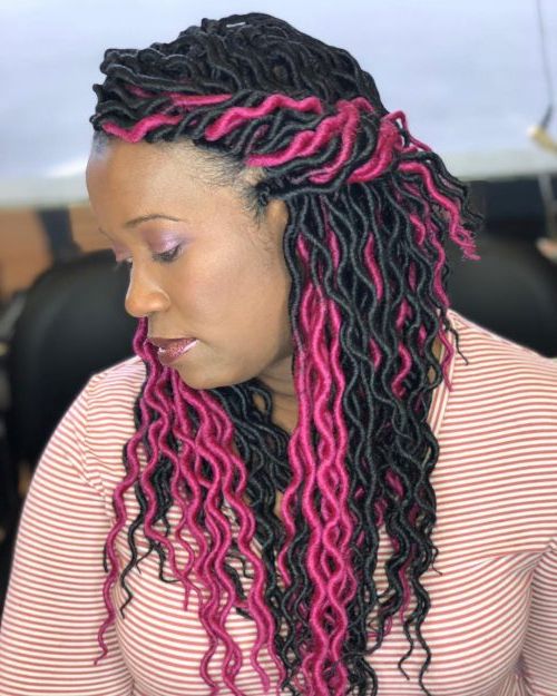 20 Hottest Crochet Hairstyles In 2019 – Braids, Twists Inside Newest Purple Pixies Bob Braid Hairstyles (Photo 13 of 25)