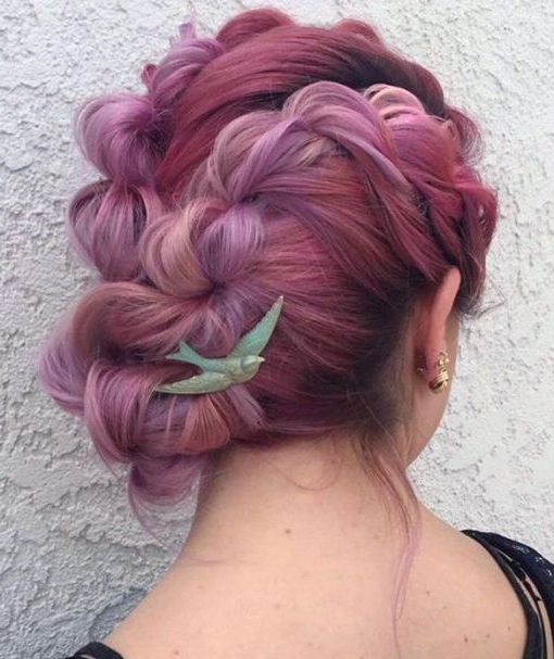 20 Inspiring Ideas For Rope Braid Hairstyles | Hairstyles Throughout 2018 Pastel Colored Updo Hairstyles With Rope Twist (View 2 of 25)
