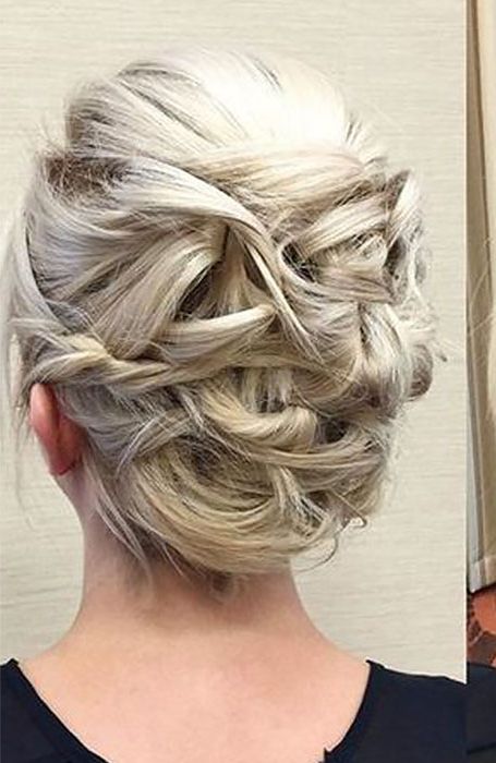 20 Stunning Updos For Short Hair – The Trend Spotter Throughout Current Extra Thick Braided Bun Hairstyles (View 16 of 25)