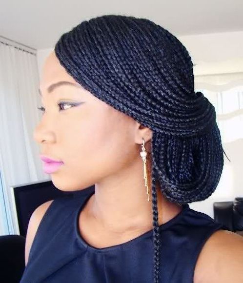 20 Trendy Small Box Braids | Hairstyles Update Within Recent Super Tiny Braids (Photo 22 of 25)