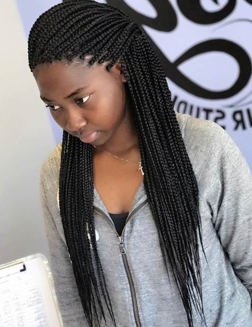 20 Uber Cool Ways To Style Your Micro Braids For Recent Super Tiny Braids (View 12 of 25)