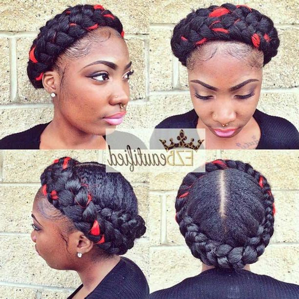 21 Best Protective Hairstyles For Black Women | Stayglam With Regard To Best And Newest Halo Braided Hairstyles With Beads (Photo 21 of 25)