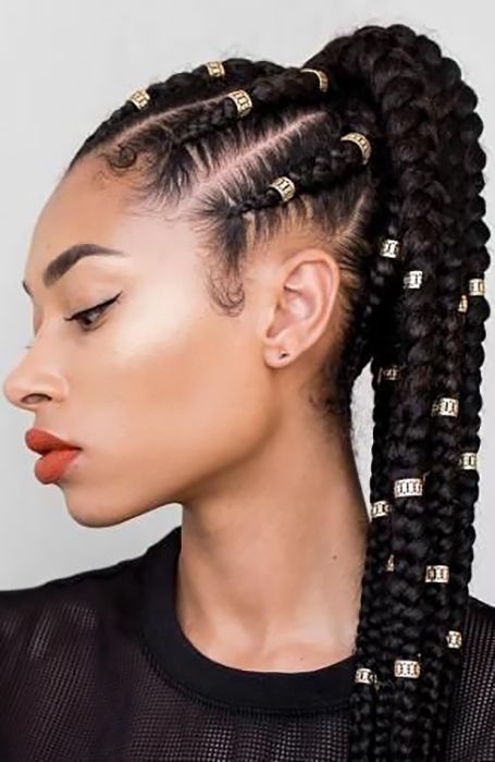 21 Cool Cornrow Braid Hairstyles You Need To Try – The Trend Regarding Recent Thick Cornrows Bun Hairstyles (View 15 of 25)