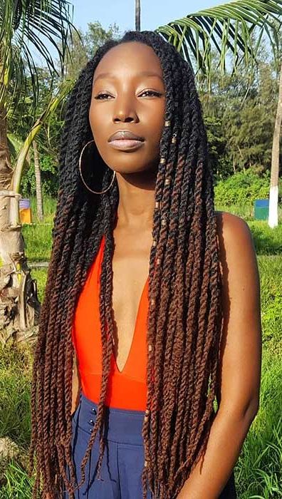 23 Hot Marley Twist Hairstyles To Try Right Now | Page 2 Of Throughout Best And Newest Very Thick And Long Twists Yarn Braid Hairstyles (Photo 18 of 25)