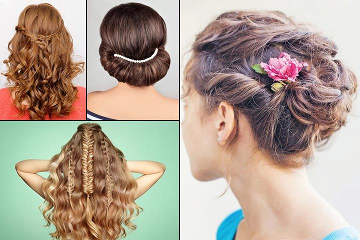 25 Easy Curly Hairstyles For Girls With Regard To Most Popular Curvy Braid Hairstyles And Long Tails (Photo 19 of 25)