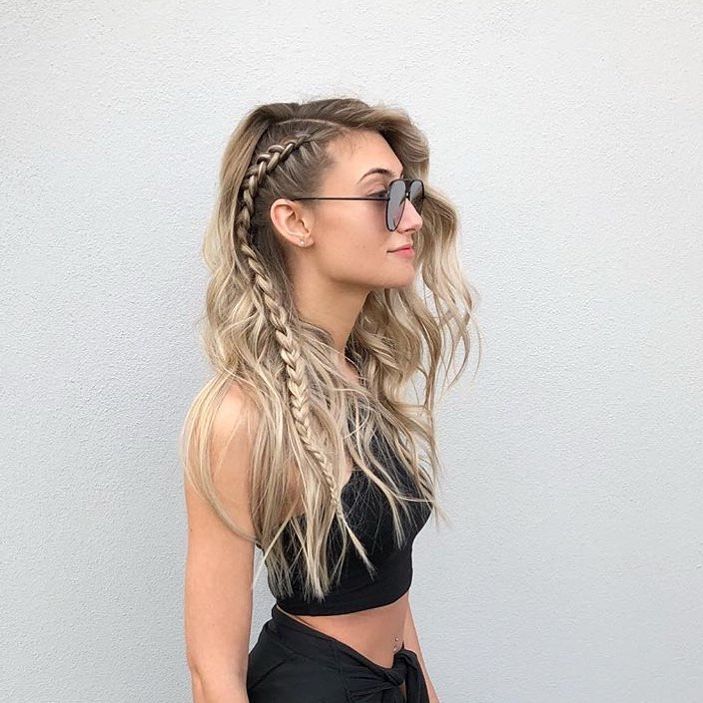 25 Effortless Side Braid Hairstyles To Rock This Season Inside Newest One Side Braided Hairstyles (View 22 of 25)