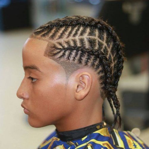 27 Braids For Men – The 'man Braid' In 2019 | Braids For Men Intended For Latest Neat Fishbone Braid Hairstyles (View 17 of 25)