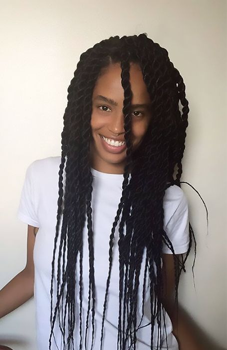 27 Chic Senegalese Twist Hairstyles For Women – The Trend With Regard To Most Recently Side Parted Micro Twist Hairstyles (View 16 of 25)