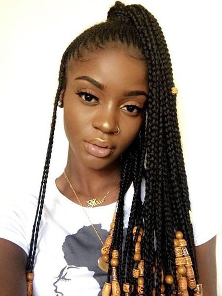 27 Sexy Lemonade Braids You Need To Try – The Trend Spotter For Most Recently Cornrow Ombre Ponytail Micro Braid Hairstyles (View 5 of 25)