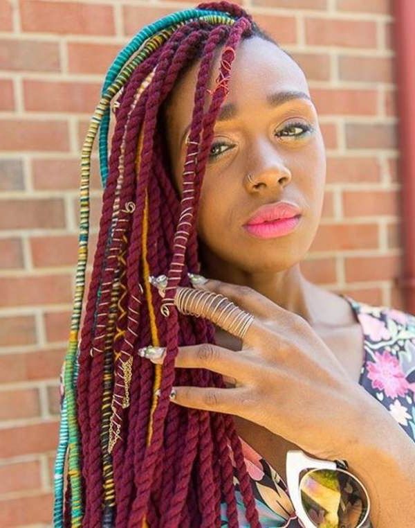 28 Yarn Braids Styles That You Will Absolutely Love – Style Inside Most Popular Blue And White Yarn Hairstyles (View 20 of 25)