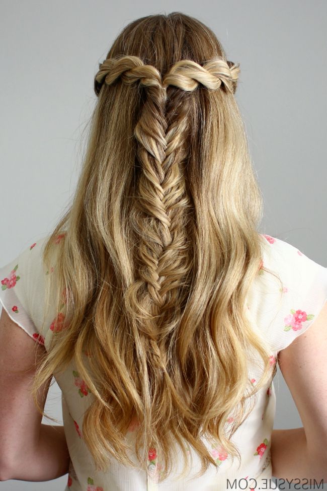 3 Back To School Hairstyles Within Most Popular Rope And Fishtail Braid Hairstyles (View 1 of 25)