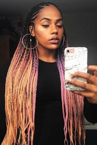 30 Attention Grabbing Fulani Braids Ideas To Copy In 2019 For Current Geometric Blonde Cornrows Braided Hairstyles (View 10 of 25)