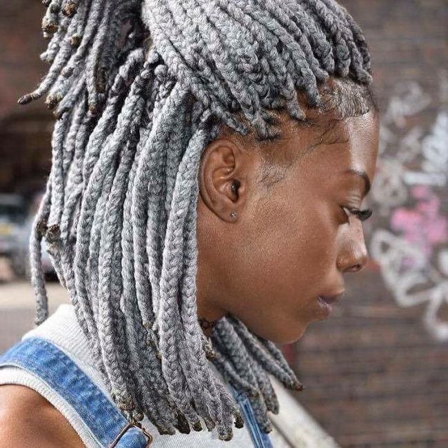 30 Cool Yarn Braids Styles — Protection And Perfection Inside Most Recent Blue And Gray Yarn Braid Hairstyles With Beads (Photo 25 of 25)