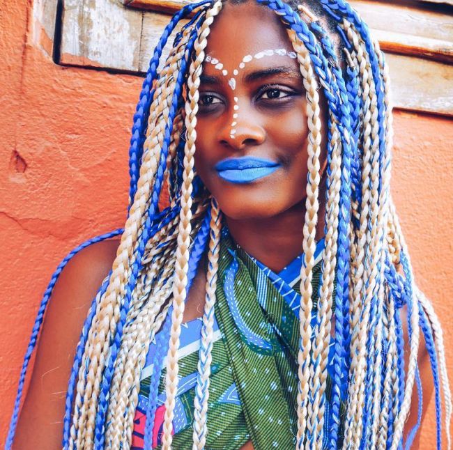 30 Cool Yarn Braids Styles — Protection And Perfection Regarding Latest Blue And Gray Yarn Braid Hairstyles With Beads (View 5 of 25)