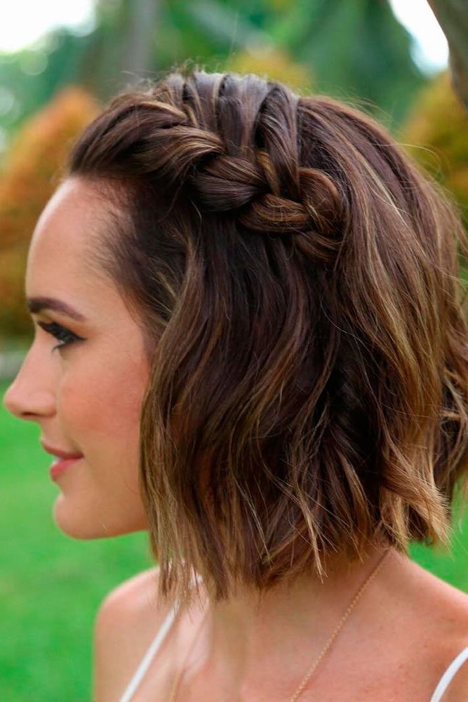 30 Cute Braided Hairstyles For Short Hair | Appearances With Regard To Most Current Long And Short Bob Braid Hairstyles (View 1 of 25)
