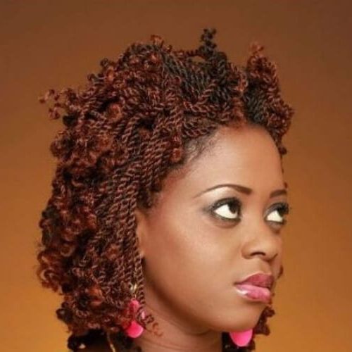 30 Kinky Twist Hairstyles To Get That Irresistible Look Regarding Most Recent Tiny Twist Hairstyles With Caramel Highlights (View 19 of 25)